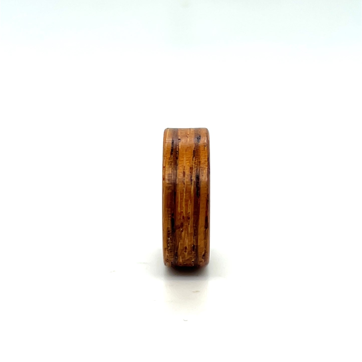 Handgefertigter Holzring Basic - Zebrano