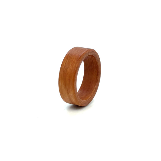 Handgefertigter Holzring Basic - Apfelbaum